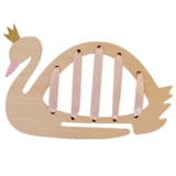 Брендовое детское настенное крепление, лебедь, повязка на голову, заколка для волос, коробка для хранения