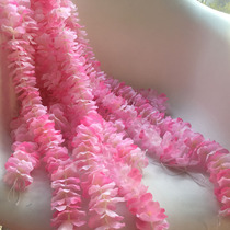 Emulated ocean orchid string embroidered ball flower string silk flower creative poplar orchid string hanging wedding wedding wedding flower art props supplies