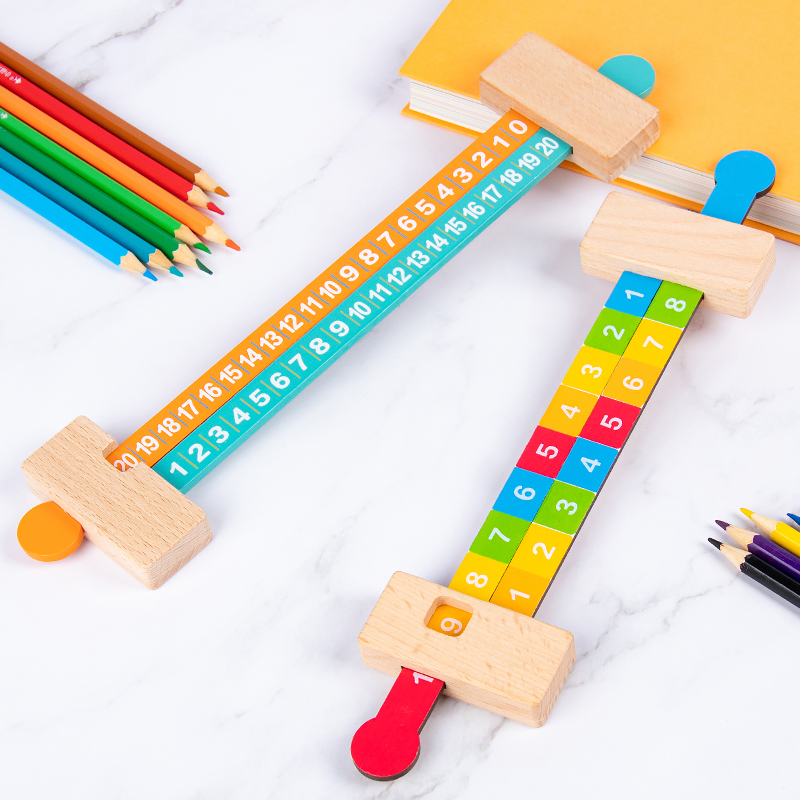 Children's digital decomposition ruler within 10 20 addition and subtraction teaching aids arithmetic artifact kindergarten mathematics division ruler