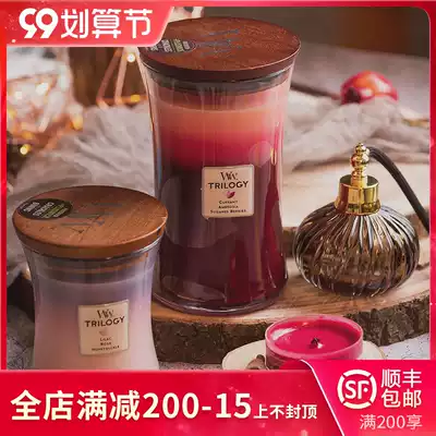 woodwick Aromatherapy Candle Cup Helpful Sleeping Aroma Trilogy Soy Essential Oil Aromatherapy Home Lasting