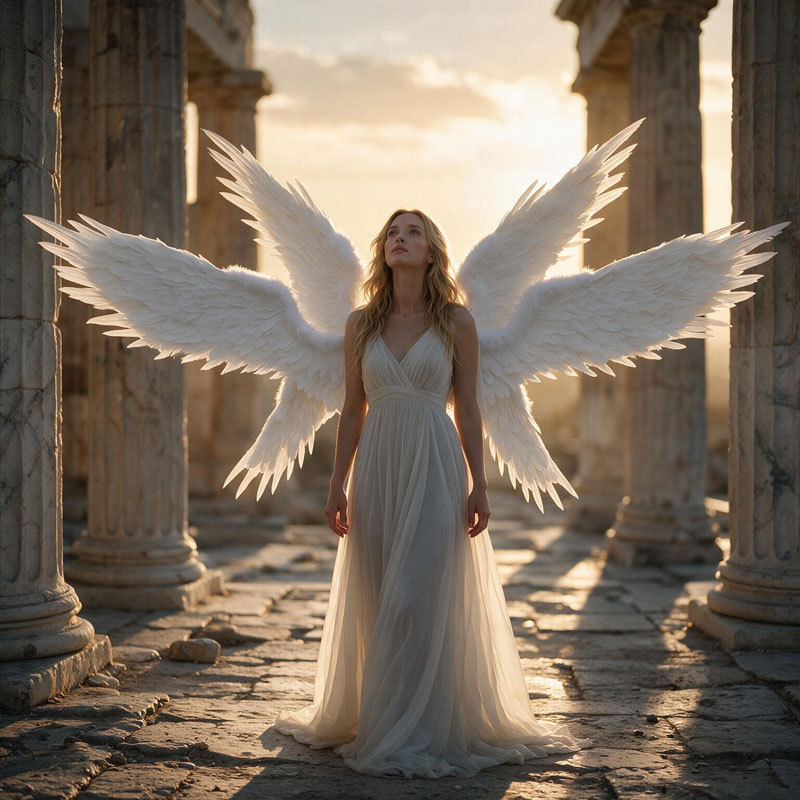 Eight-Wing White Model Wings for Catwalk Shows, Gaming, Anime Exhibitions, and Photography Props Eight-Wing White Model Wings for Catwalk Shows, Gaming, Anime Exhibitions, and Photography Props