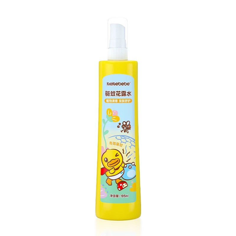 kekebebe小黄鸭儿童专用花露水195ml