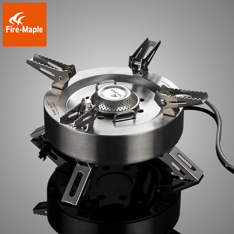 (Rave Price) Fire Maple Hood Sky Two Style Gas Stove Outdoor High-power Camping Stove Portable Cooker Driving Stove