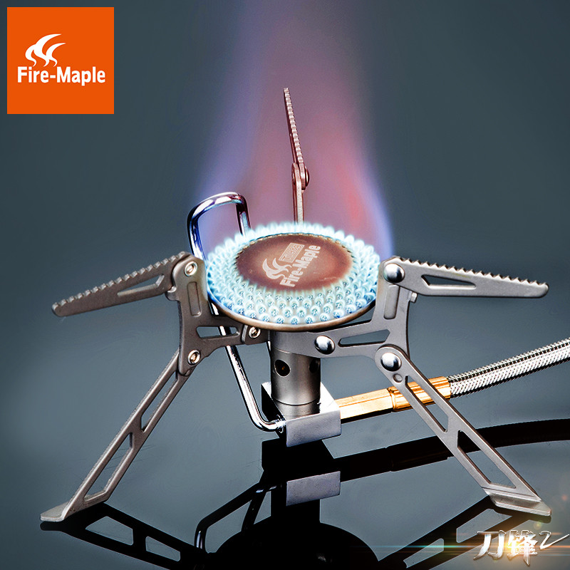 Fire Maple FMS117T Upgrade of Knife Frontal 2 Titanium Metal Gas Furnace Camping Furnace End Lightweight Two-piece Gas Tank Cooker