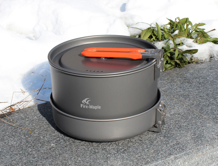 Fire Maple Feast 123456 Star X2 108 Titan Rocks Cắm trại Wild Pot Dụng cụ nấu nướng - Bếp lò / bộ đồ ăn / đồ nướng dã ngoại lò nướng ngoài trời