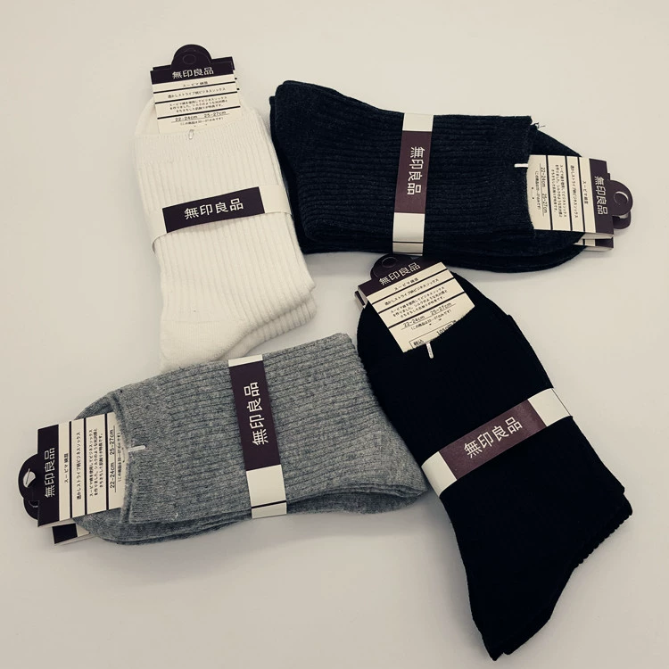 Vớ nam vớ cotton mùa thu và mùa đông vớ bốn mùa Tất vớ nam vớ cotton nam mùa thu và thể thao mùa đông
