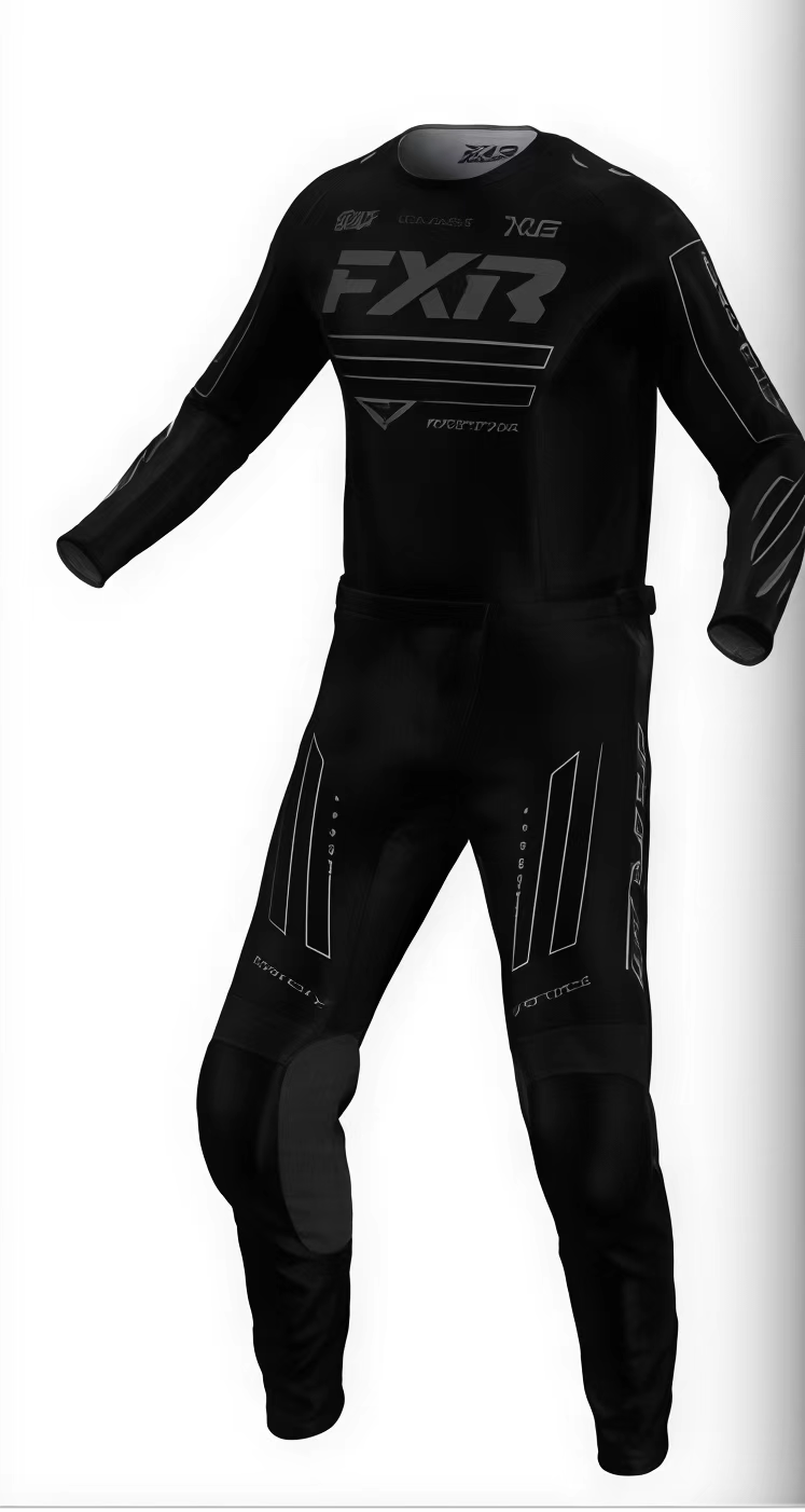 Off-road jersey, set, racing car for training
