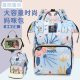 Mummy bag, mother and baby backpack, portable cross-body shoulder bag, large capacity for traveling, lightweight baby walking, multi-functional milk bag