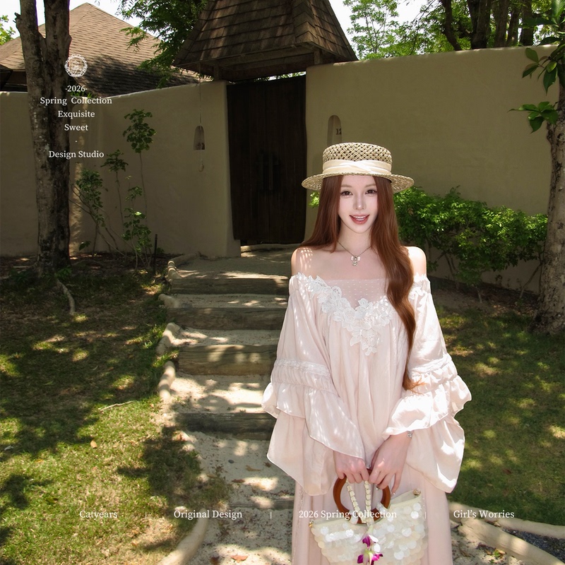 Catyears Year of the Cat White Gardenia after the Rain ~ Pure Desire Atmosphere Three-Piece Set: Top + Skirt Pants + Wide-Leg Trousers Set