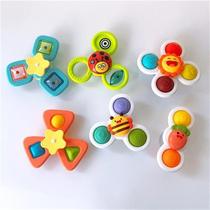 1pcs Suction Cups Spinning Top Toy Baby Game Infant Teet