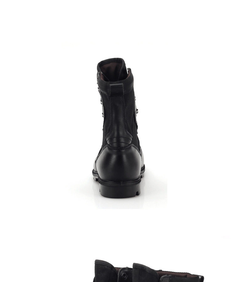 Bottes militaires en cuir - choc - Ref 1396963 Image 18