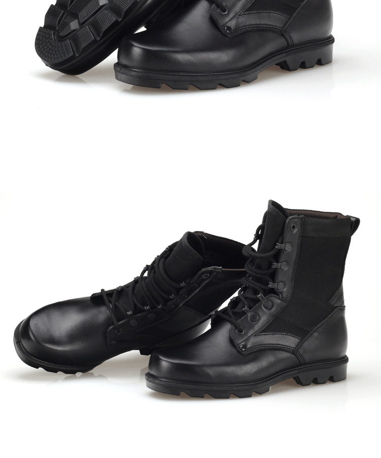 Bottes militaires en cuir - choc - Ref 1396963 Image 20