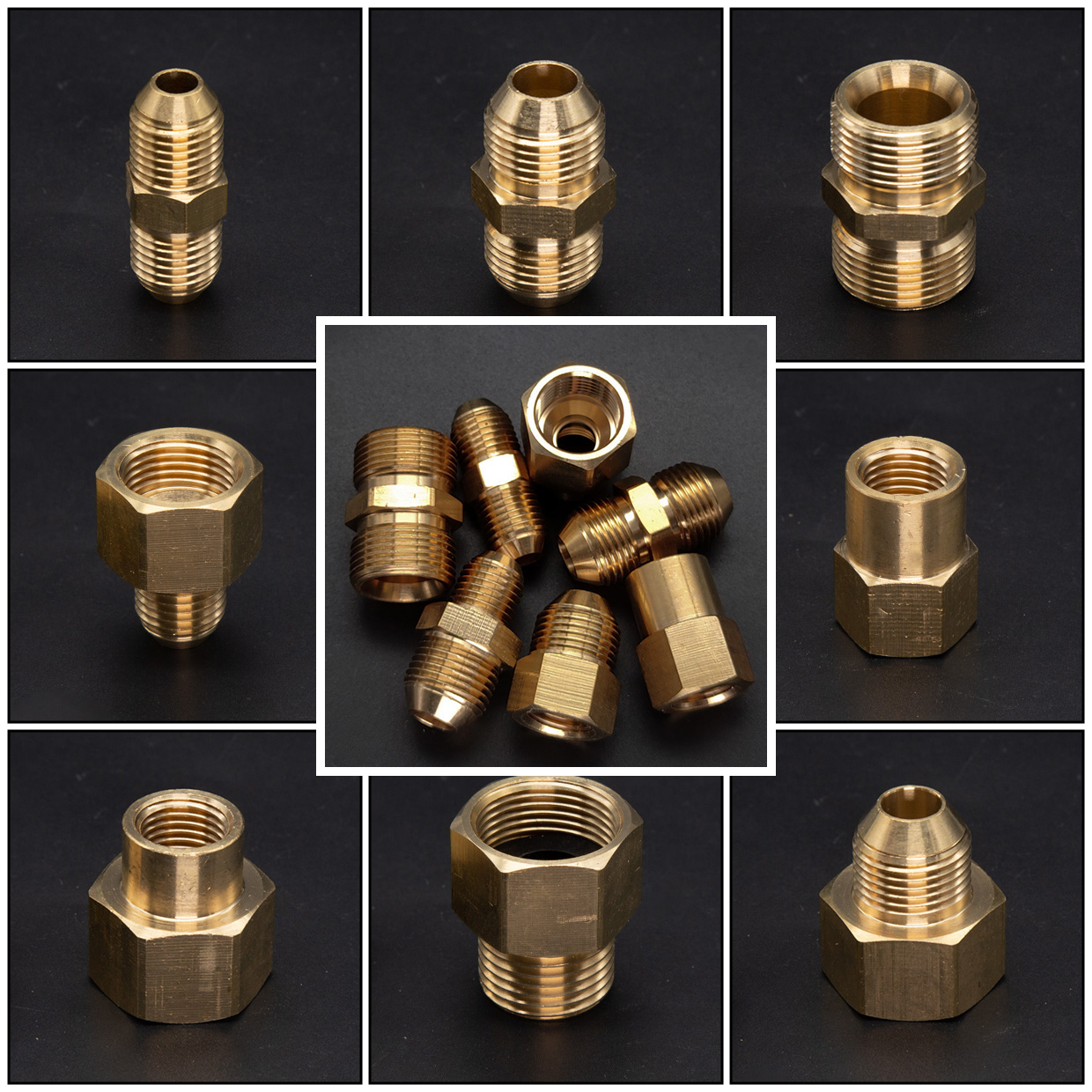 High-pressure cleaning car machine water pipe docking adapter inner wire outer wire 2 minutes 3 minutes 4 minutes M14M18M22*1 5