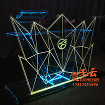 Guihe acrylic bar luminous table DJ custom disc table audio tuning machine bracket slow shake bar DJ table