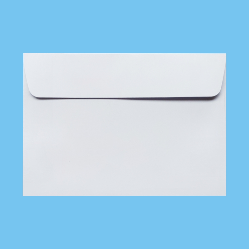 7 Number of Western-style Chinese envelopes All empty white No word paper bags Sealed Self Adhesive Adhesive Paper Spot