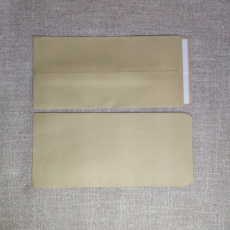 Full blank no word 5 kraft paper envelope 6 Number of Chinese envelopes DL white envelope ZL paper bag Bring your own adhesive glue