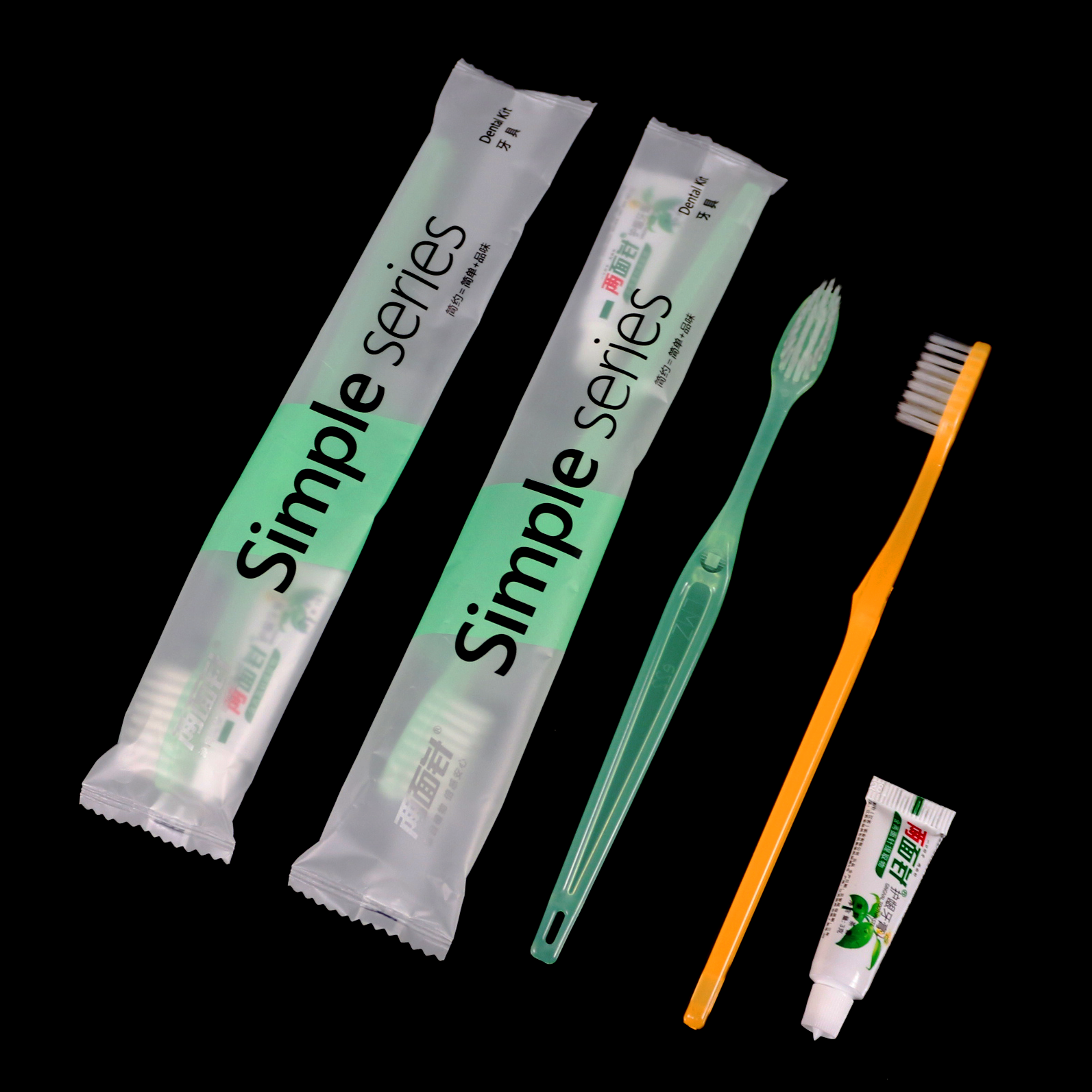 Two Faces Needle New Products Disposable Two-in-one Dental Furniture Hotel Guesthouse Toothbrush Toothpaste Toiletries Adults Soft Hair-Taobao