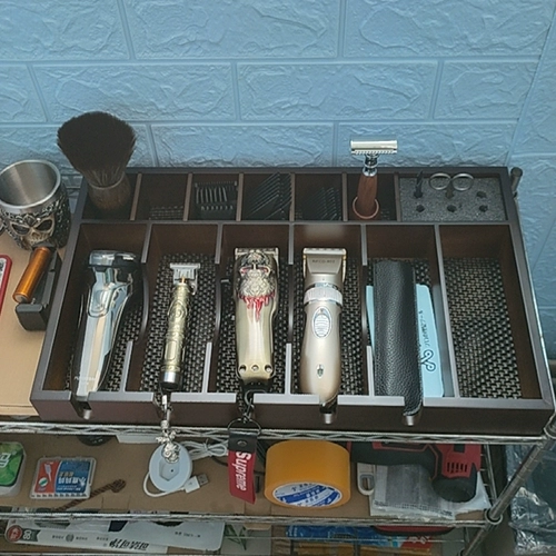 Машинка для стрижки волос, коробка для хранения, ретро ножницы для стрижки Андеркат, система хранения