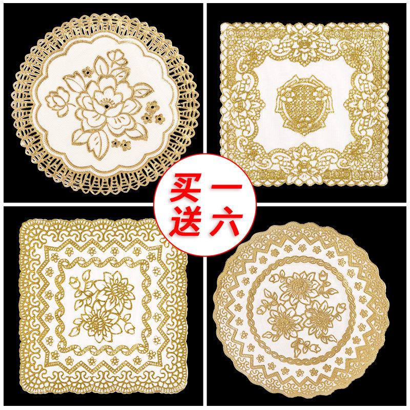 ktv Tobacco Ashtray Spacer Cup Cushion Bowl Mat-Vase Cushion Heat Insulation Mat table mat Dining Cushion Cloth Round Anti-Burn