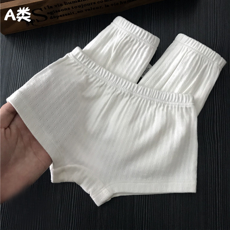 Children's underwear boxer combed cotton boy shorts girl safety pants child big boy baby boxer shorts head