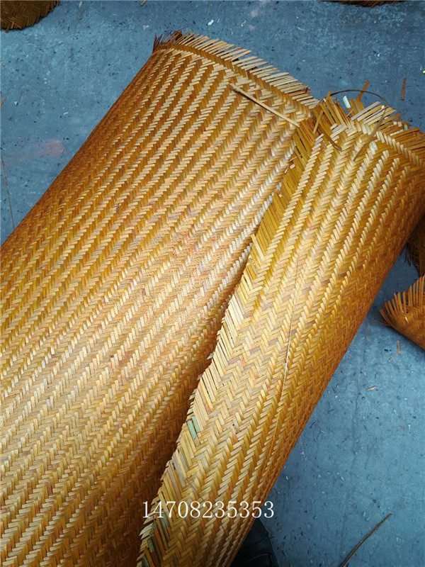 New direct sales manual decoration bamboo ceiling wall to formulate cool seat retro yellow bamboo cool seat spot