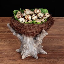 Birds nest creative shop tree branch hot pot artistic conception dishes special tableware hotel restaurant Ming stall farmhouse personality plate