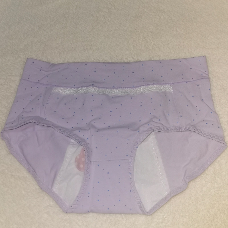 Luohua 2108 cotton mid-waist physiological underwear breathable leak-proof women's menstrual boxer briefs