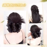 Парик, заколка-крабик с кисточками, заколка для волос, придает объем