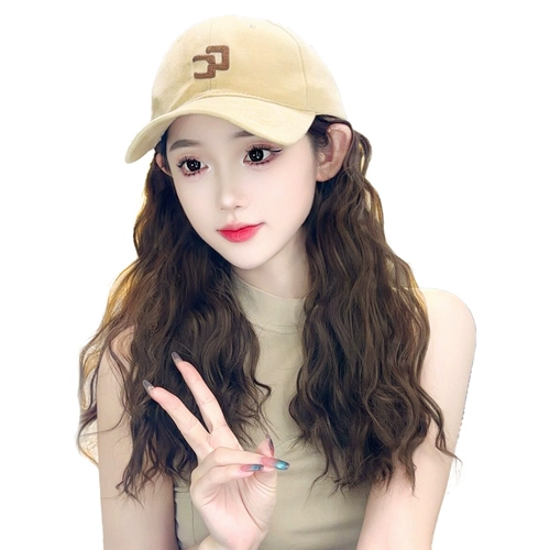 Шапка, парик, шлем изготовленный из настоящих волос, шерстяной кудрявый парик-шапка, коллекция 2023