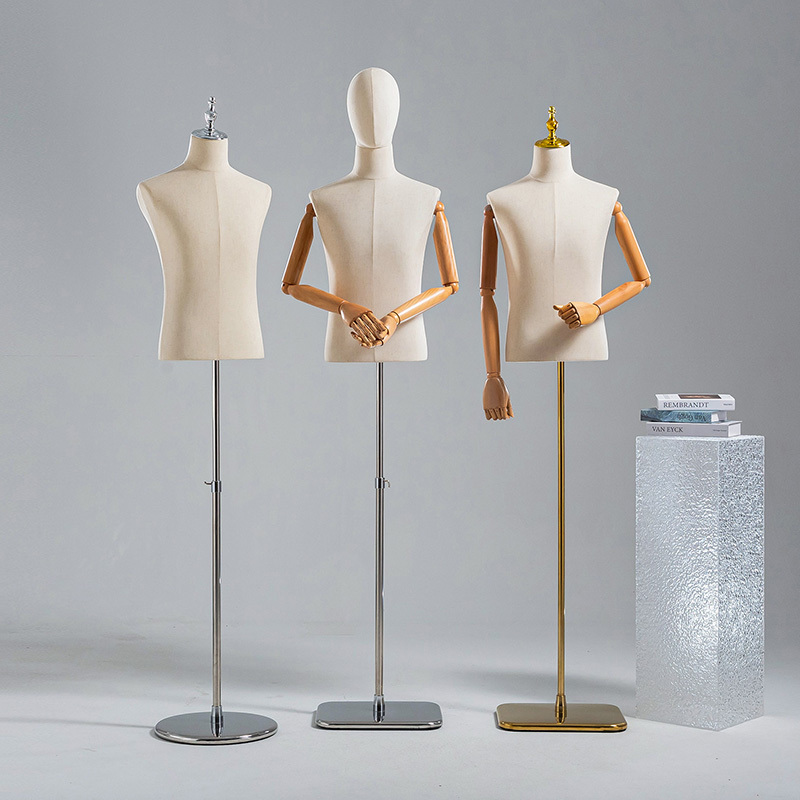 Trendy Brand Clothing Store Male Model Window Display Stand Props Male Half-Body Mannequin Full-Body Suit Mannequin Stand Trendy Brand Clothing Store Male Model Window Display Stand Props Male Half-Body Mannequin Full-Body Suit Mannequin Stand