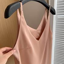This season's hot 2021 summer new inside double V vest camisole black sleeveless bottoming shirt