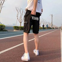 2021 new summer tooling shorts men Korean fashion fashion fashion brand sports five points pants casual wild horse pants