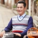 Áo len nam mùa đông cho nam trung niên quần áo ấm cộng với áo nhung dày áo sơ mi nam trung niên quần áo nam hàng hiệu