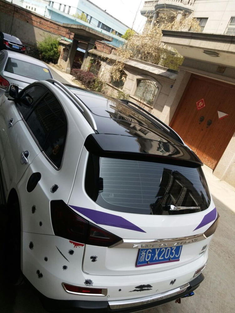 Car roof film bright black color film skylight - film all car film body film red sticker engine cover decoration