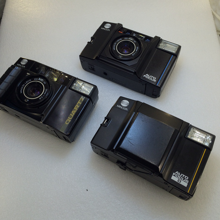 Minolta AF-S AUTO FOCUS D high-value vintage side-axle film camera