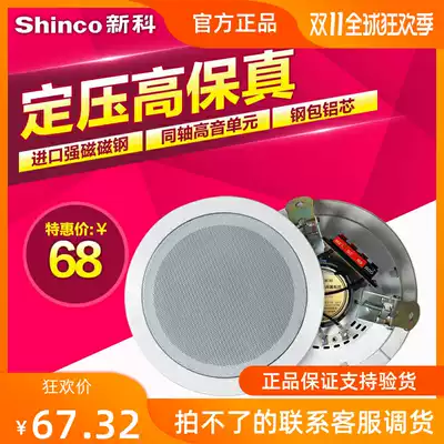 Shinco Xinke L02 high-power public address mall ceiling horn fixed pressure amplifier Horn set