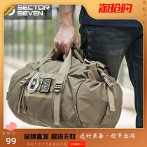 Zone 7 Puffer Tactical Bucket Bag Fitness Sports Basketball Bag Short-distance Travel Casual Crossbody Shoulder Bag