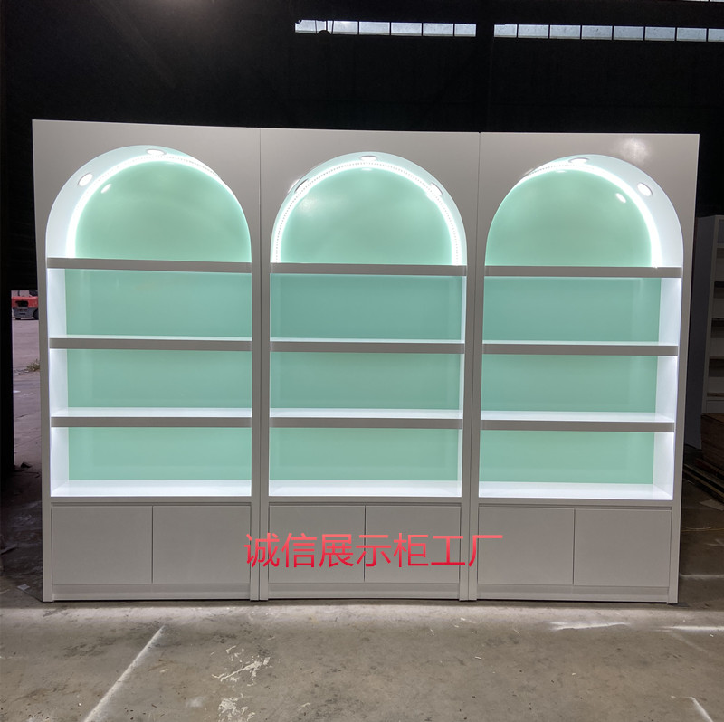 Cosmetics Display Case Arc of Escort Courtesy of Festive Shops Products Cabinet Beauty Salon Display Cabinet Table Shelves