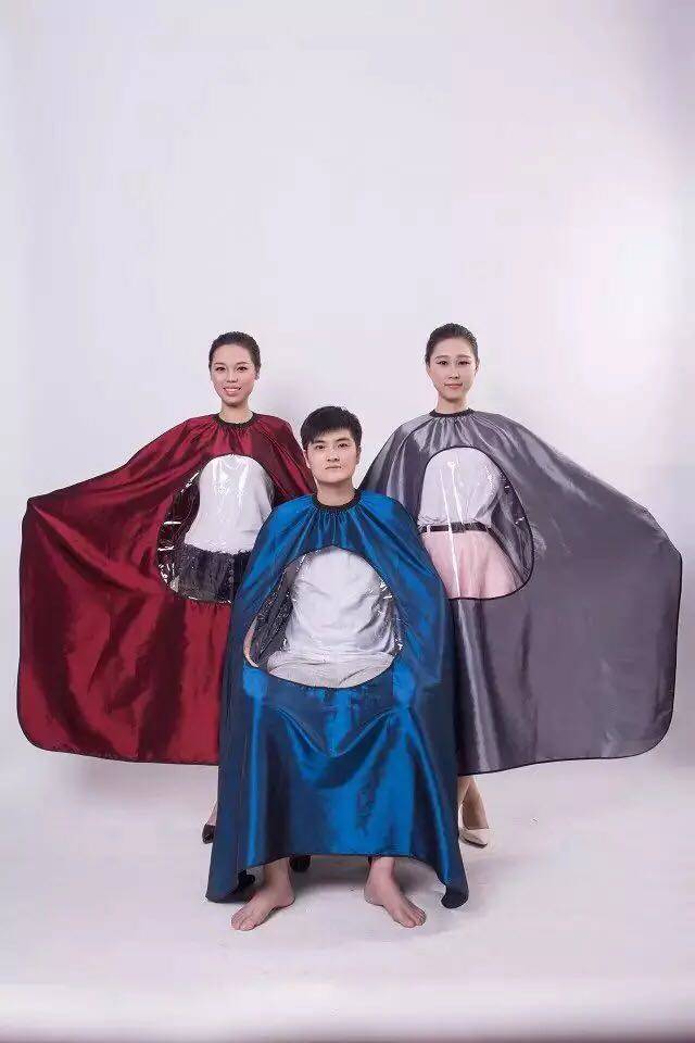 Upscale transparent hairdressing Haircuts Big Numbers Adults Cut Hair Round Cloth Perspective Bout Professional Hair Salon Hairdresswear