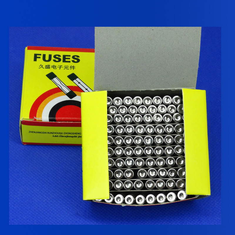 FUSES Insurance Tube 5 * 20MM Glass Insurance Tube 8A 250V Quality fuses 1 Box 100