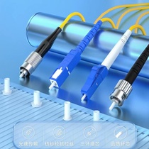 Optical fiber jumper engineering carrier-grade single-mode SC LC FC ST large square to small square mouth round mouth optical fiber pigtail 3 meters