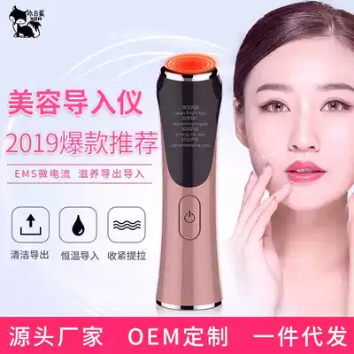 Introduction instrument Home USB facial massage tightening lift export cleansing constant temperature hot compress EMS ultrasonic beauty instrument
