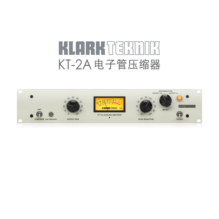 KLARK TEKNIK KT-2A KT2A electronic tube compressor simulates LA-2A line of goods for three years 