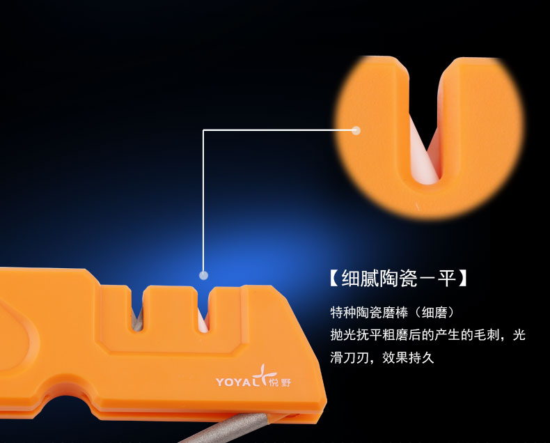 Yue Ye cắm trại ngoài trời đa chức năng cầm tay mài kim cương mài ngoài trời công cụ mài dao răng cưa dao nhà bếp - Công cụ Knift / công cụ đa mục đích dao bấm đa năng