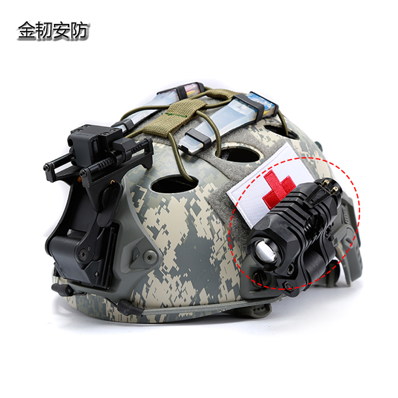 Universal Rail Block Flashlight Clips Connect Helmet Accessories Fast Mich Tactical Hard Hat Connection Blocks