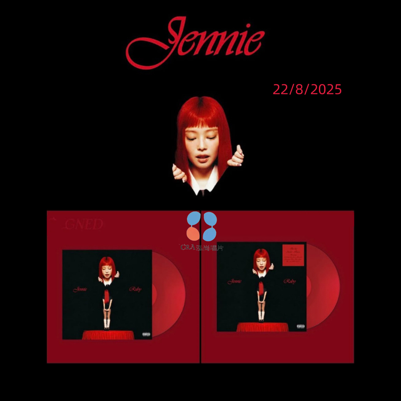 In-Stock Jennie Blackpink Kim Jennie-Ruby Red Vinyl Lp Transparent Red Vinyl Record In-Stock Jennie Blackpink Kim Jennie-Ruby Red Vinyl Lp Transparent Red Vinyl Record