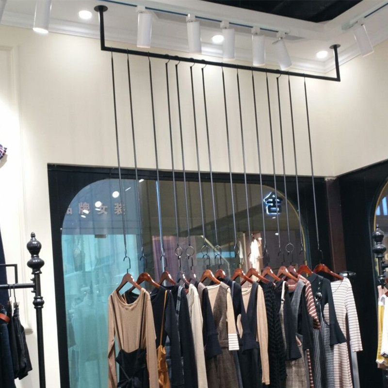 Iron Clothing Rack Simple Women S Wall Hangers Display Racks