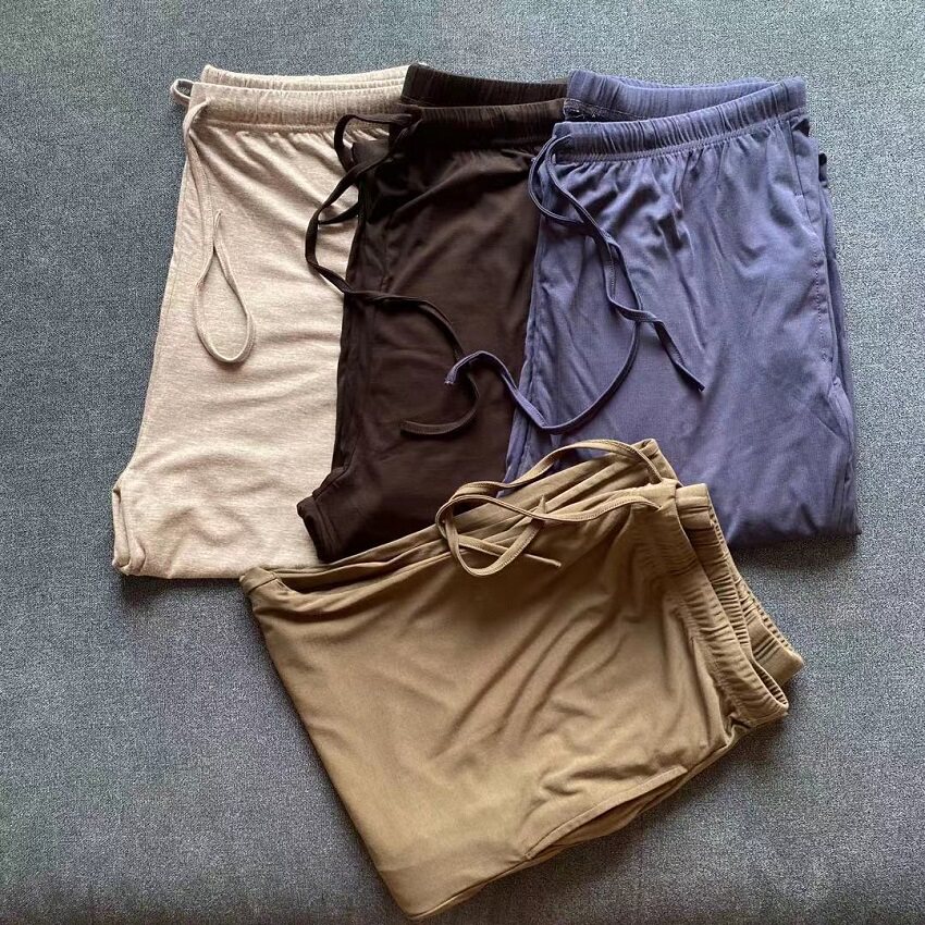 (mousse heel single production line) Male home pants Modale thin section long pants soft and comfortable pro-skin large size sleeping pants