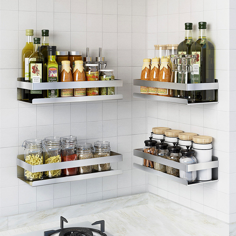 Seasoning jar rack oil salt sauce vinegar storage layer rack corner seasoning tank rack seasoning storage kitchen condiment rack