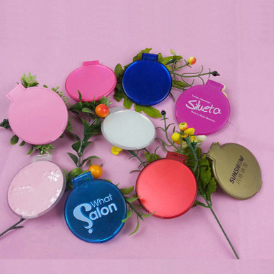 Korean makeup mirror Plastic makeup mirror Single mirror Small round mirror Makeup mirror Gift mirror Student mirror Portable princess mirror